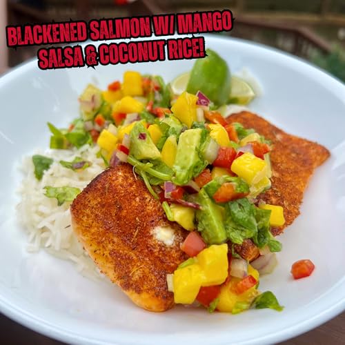Image of Premium Blackening Seasoning | No Artificial Flavors, No MSG added | Gourmet Blackened Cajun Spice for Chicken, Salmon, and Fish | Runnin' Wild Foods, 4.8oz