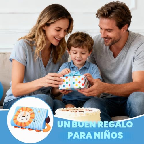 Miniatura 7 de Almohada Infantil, 45 x 27 cm Almohada para Niños, Almohada Niño con Funda, con Memoria, Transpirable y Suave, Almohadas Ergonómica para Niños de 3 a 12 Trae Dulces Sueños (León)