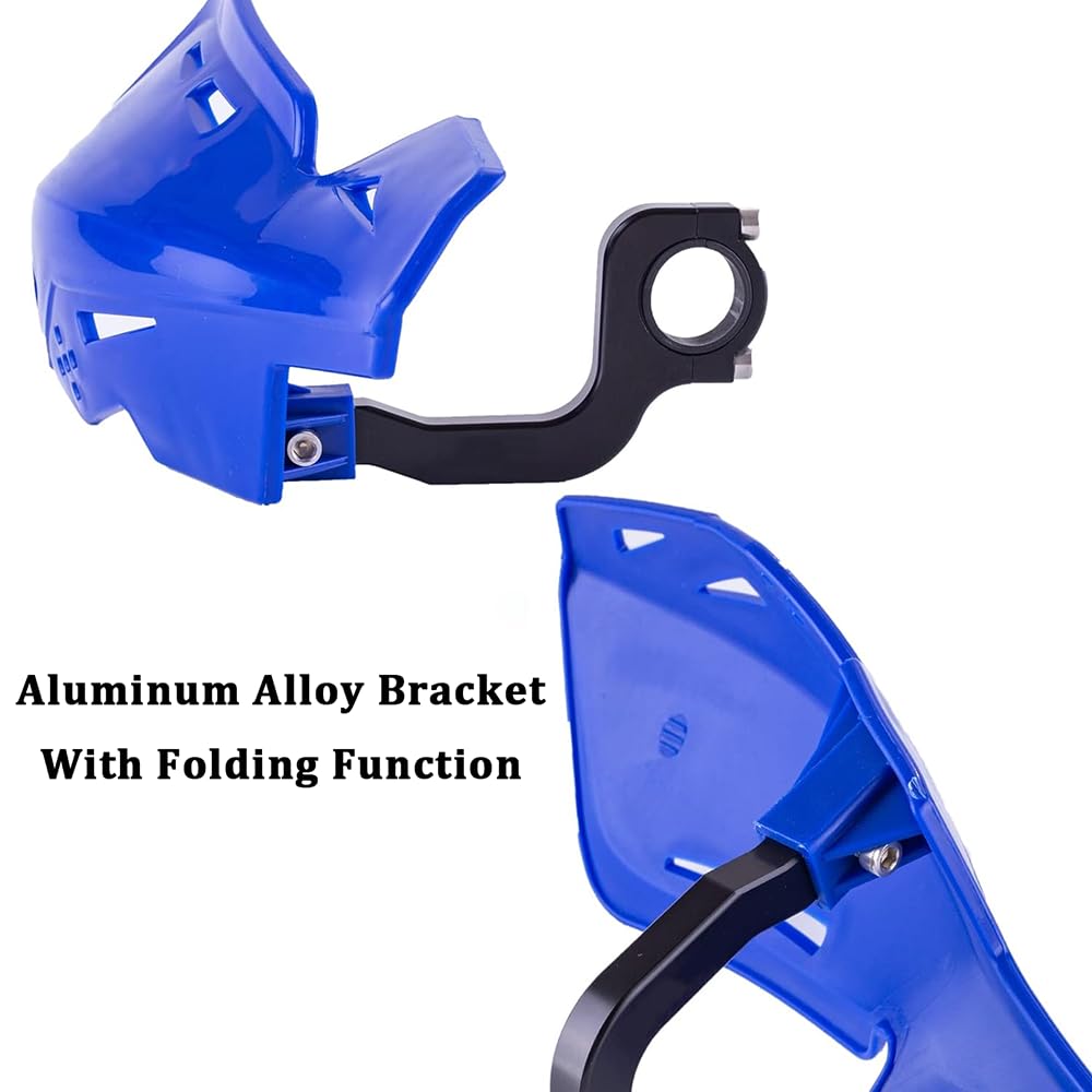 Paramani Moto per Husqvarna Fe 250 2016-2025, Antishock Antivento Impermeabile Durevole Motocicletta Paramani Flusso d'Aria Scudo,C