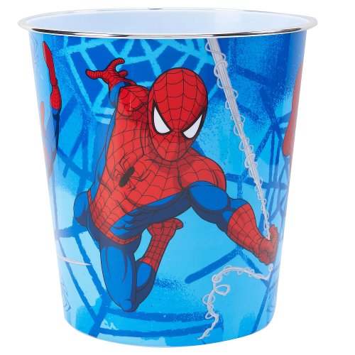Spiderman Plastic Trash Can