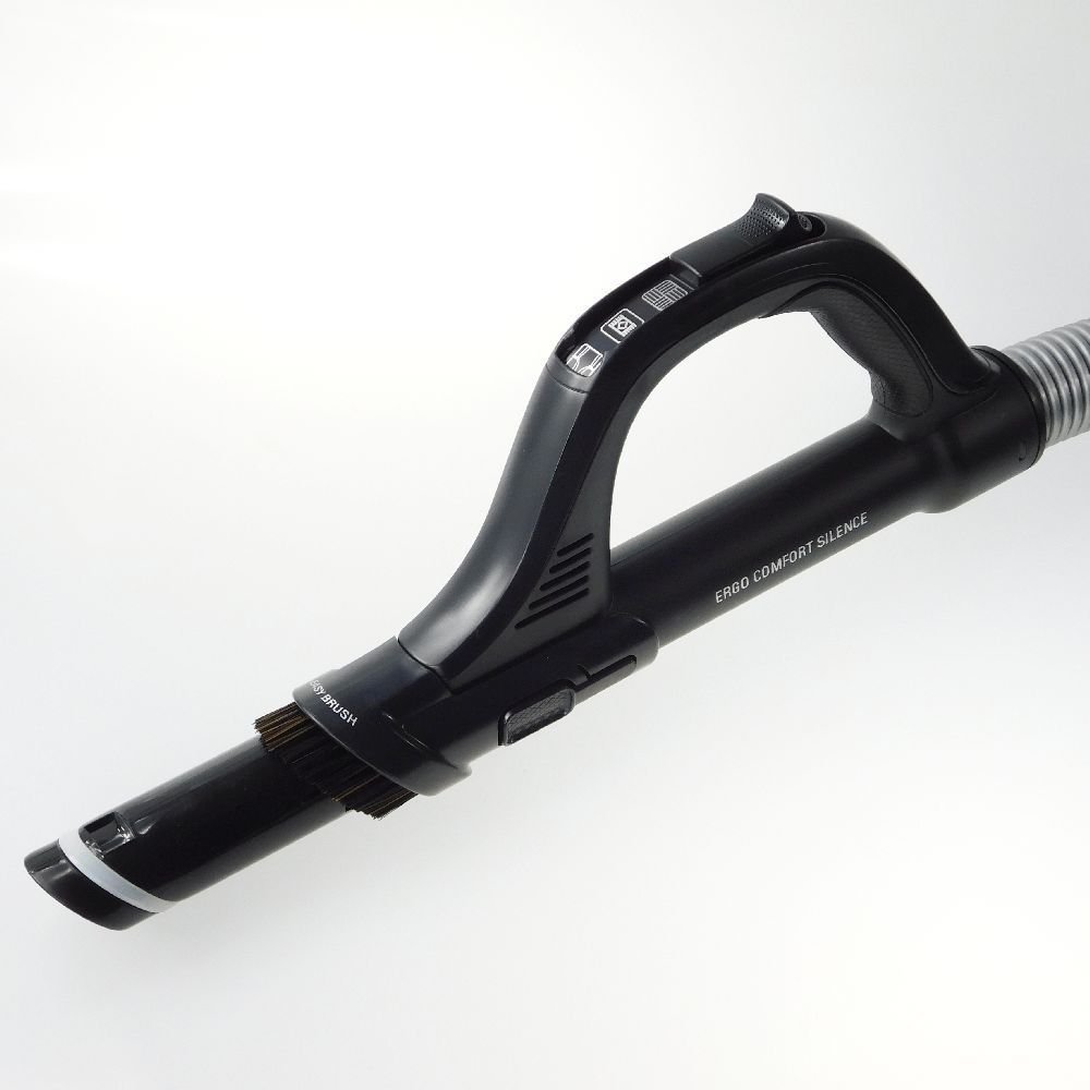 Rowenta RS-RT3510 - Tubo flessibile completo per aspirapolvere, lunghezza 1,84 metri, diametro 41 mm, colore: argento