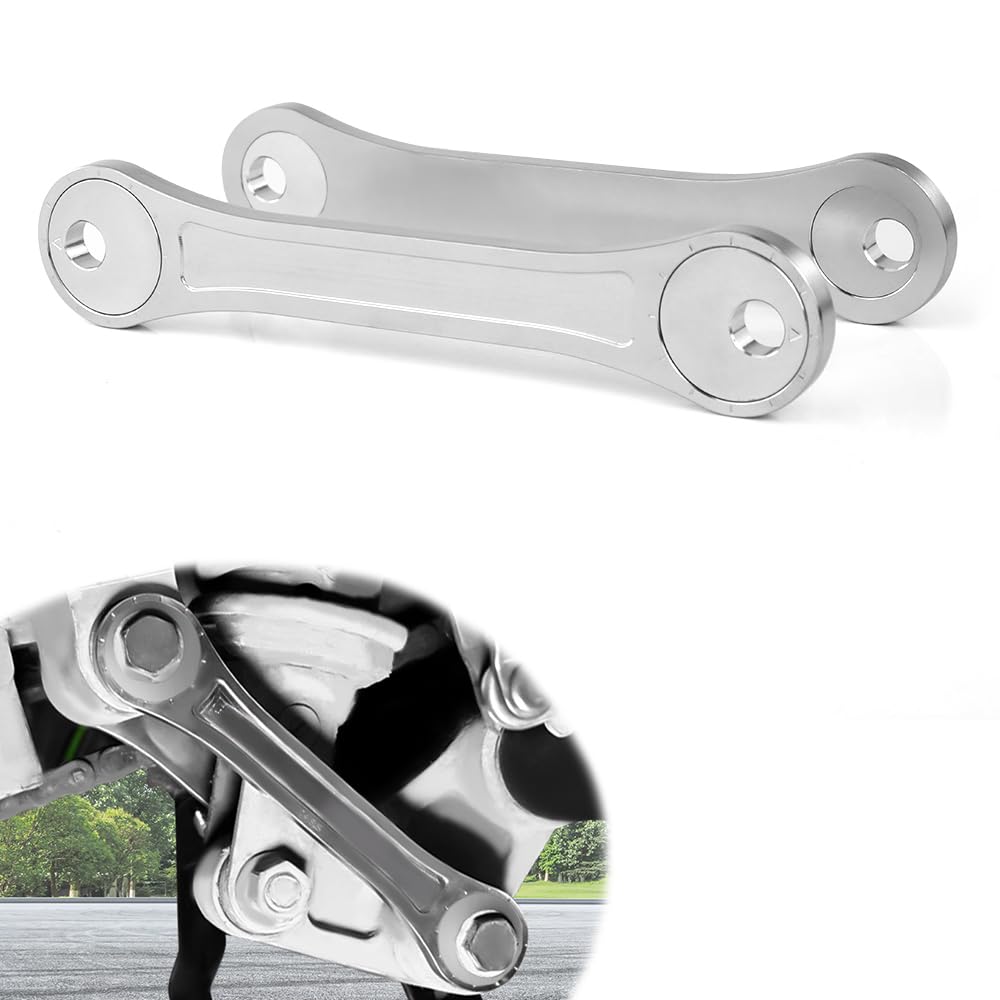 xitomer0-1.2'' Adjustable Lowering kit, Fit for 2024-2018 NC750X/ NC700X 2012-2017 / CTX700 2014-2018 Suspension Links Lower Link (Silver)