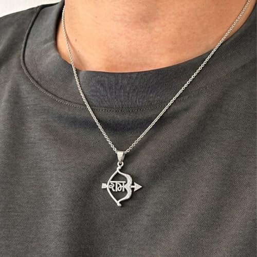 Image of Miss Highness 925 Sterling Pure Silver Pendant for Men & Women, Religious Pendants, Without Chain, Silver Jewellery with Authenticity Certificate, Birthday, Anniversary, Gift for Husband and Boyfriend