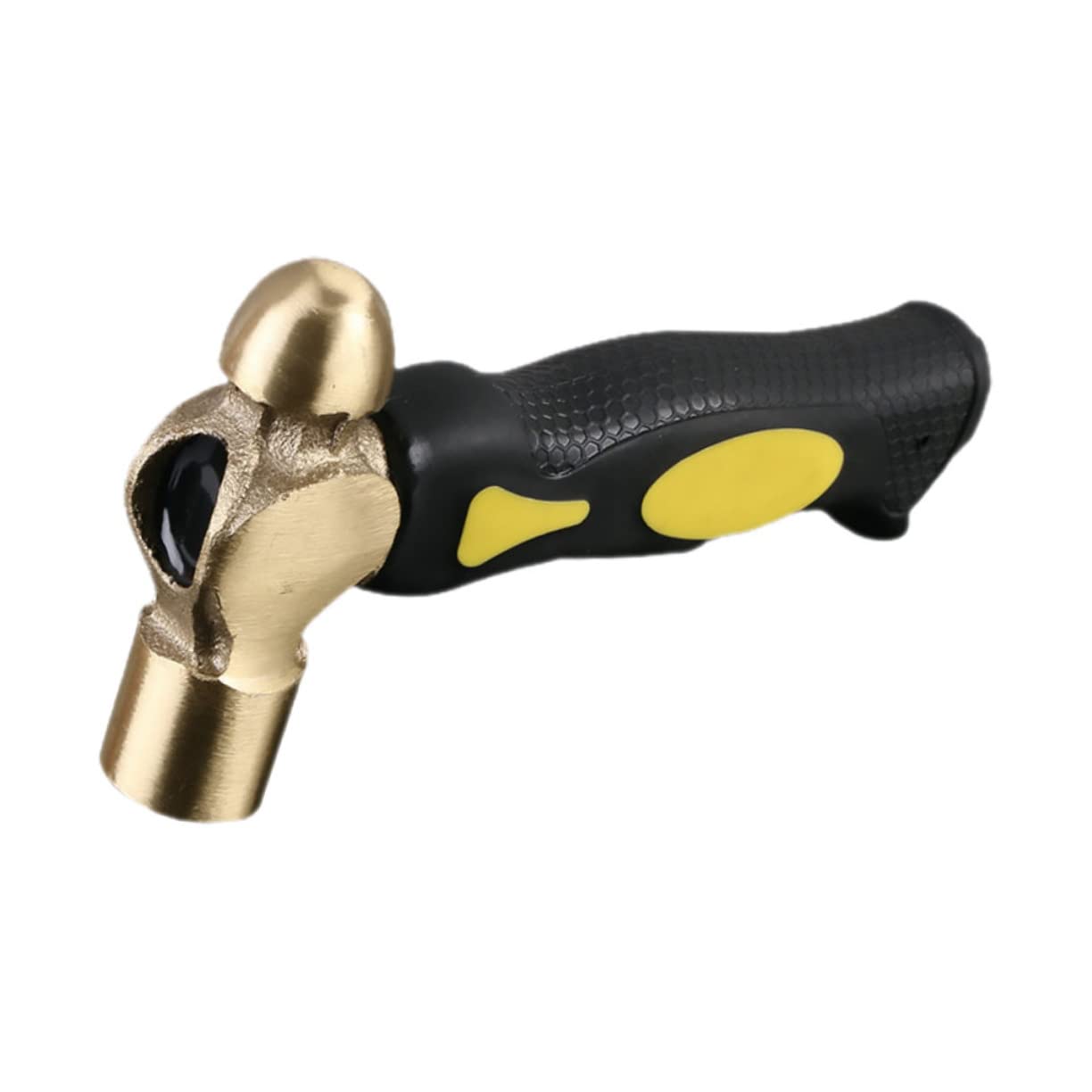 Operitacx Martillo de Latón Lb Cabezas de Mazo de Doble Cara Martillo de Estampación de Metal para Bricolaje para Trabajos de Precisión