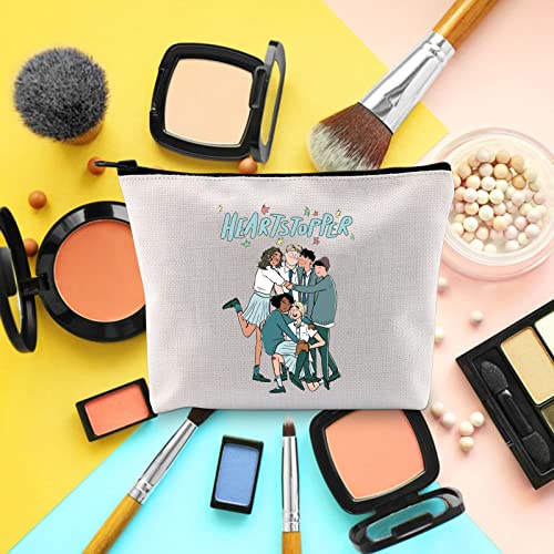 FOTAP HI HI Leaves Zipper Bag Phases Gift Nick and Charlie Gift LGBTQ Gift Boys Love Comics Cosmetic Bag (Hearts) - Image 3