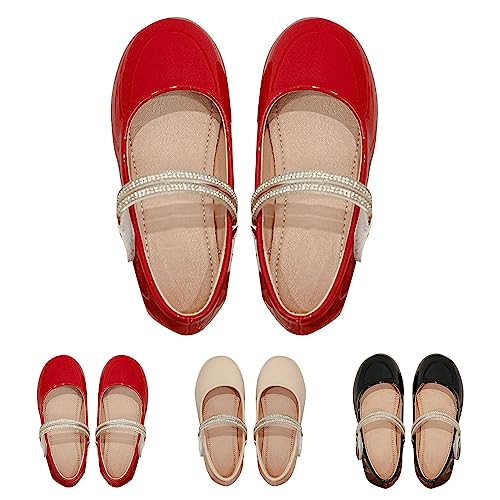 Girls' Soft Soled Simple Comfortable Single Shoes Children's Leather Small Leather Shoes Toddler Underarm Our3