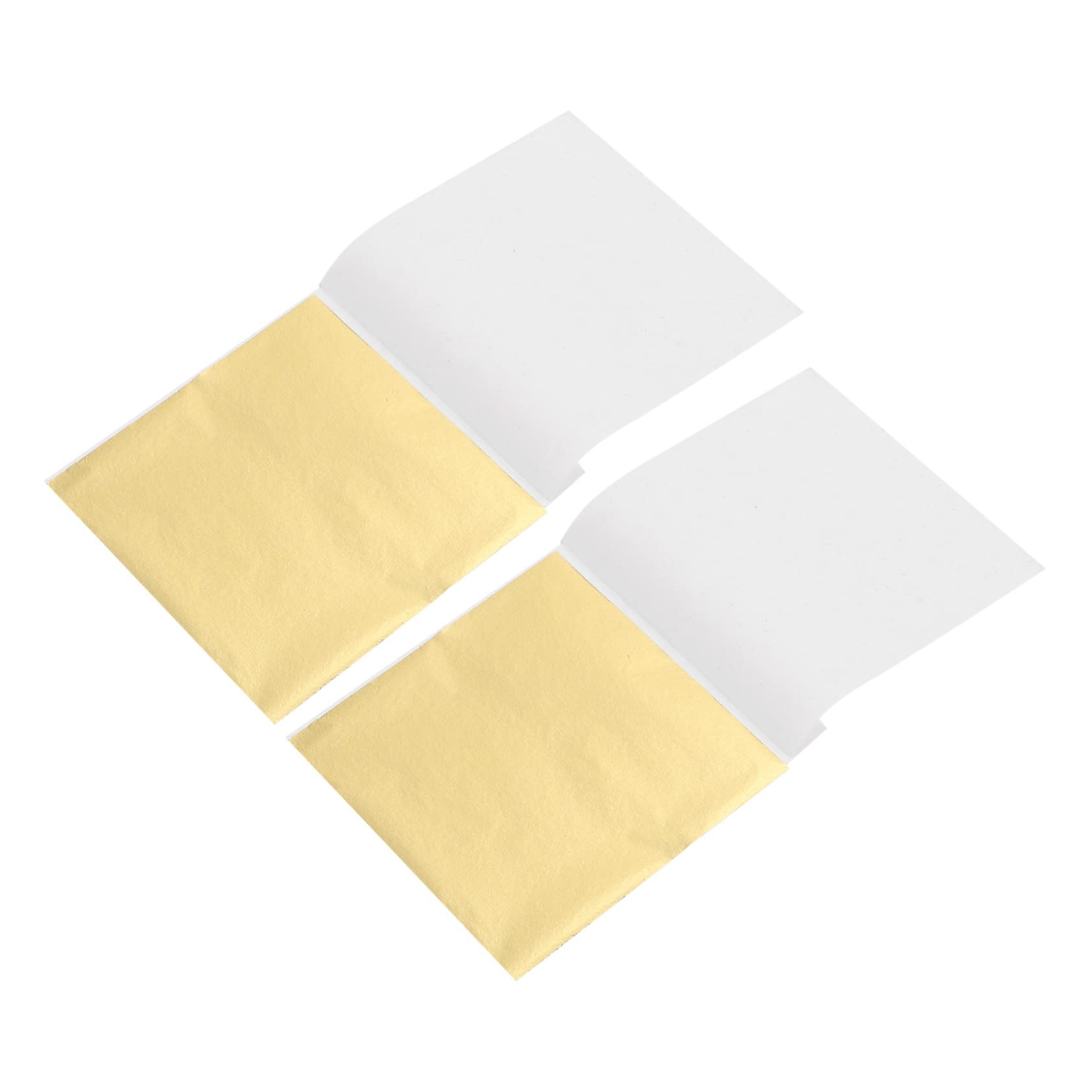 KONTONTY 200 Sheets Gold Foil Flakes for Gilding Craft Sheets for DIY Decorations Party Supplies
