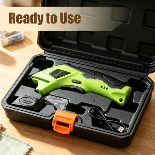 Yougfin 4.2V Cordless Electric Fabric Scissors with Case - image 8