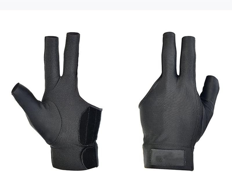 Gloves, left and right, billiards gloves, left and Billiard Accessories Adjustable Tightness Pool Cue Gloves Unisex Mitten Function Quality Elasticity 3-finger billiard queue billiard gloves replaceme