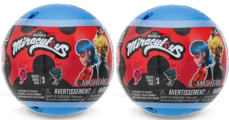 Miraculous Series 3 - Styles May Vary Set of 2 Blind Balls