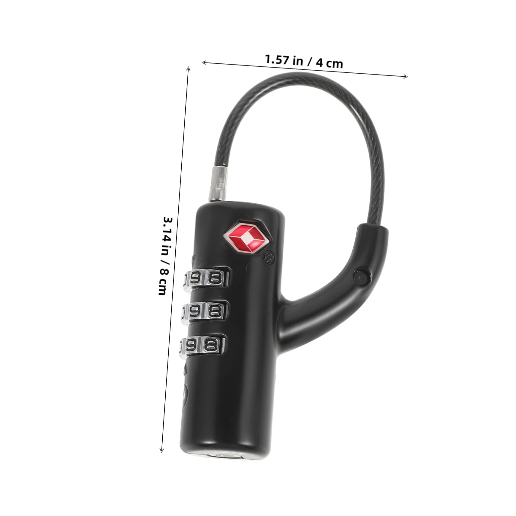 4pièces Cadenas à Combinaison Tsa Pour Bagages Verrou De Casier De Gym Portable Serrure De Voyage Sécurisée Pour Valises Et Sacs