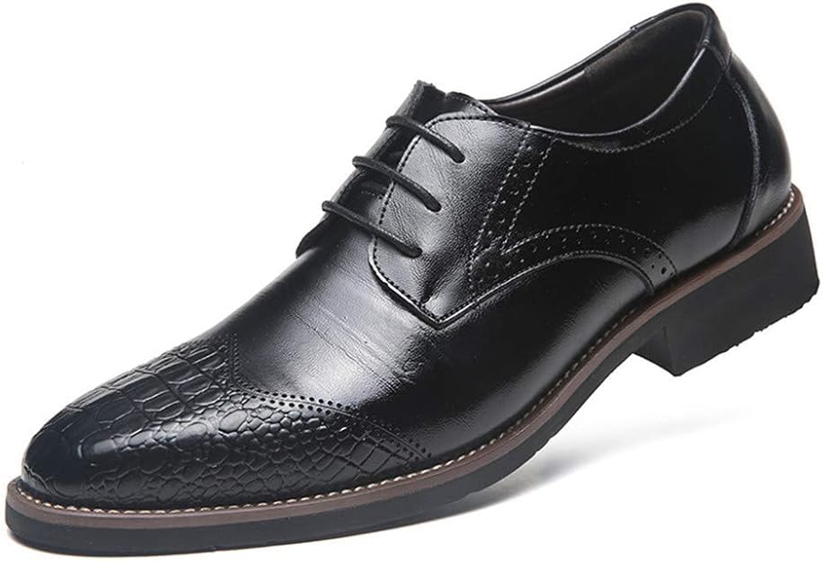 Men Casual Leather Oxfords Business Slip On Work Driving Loafers Walking Shoes Boat Moccasins