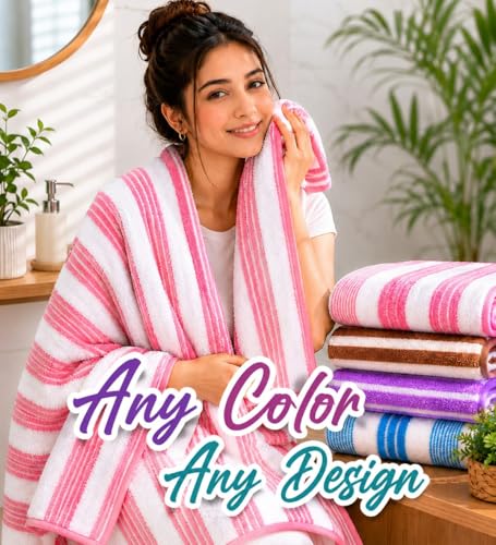 Image of Kiyro Microfiber Bath Towel 1Pc 70x140cm Multi Colour ! Ultra Absorbent Super Soft & Lightweight Quick Drying for Men & Women Daily Use for Unisex.