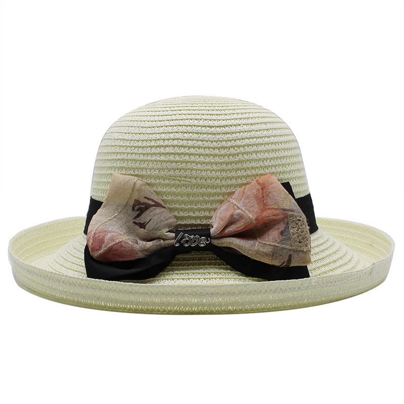 Chapeau de soleil de plage pour femme grand bord souple idéal pour l'extérieur