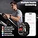 KOSPET Tank X2 Smart Watch Fitness Tracker, 24/7 Heart Rate, Blood Oxygen Monitor, Sleep Tracker, Blutooth Call, Stainless Steel Unibody, 1.64” AMOLED Always-on Display (Black)