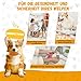 SUNFATT Hundespielzeug kleine Hunde,10 Stück Welpenspielzeug für kleine Hunde,Quietschspielzeug und Kauspielzeug Hundespielzeug Set,Waschbares Natürlicher Baumwolle & Ungiftig