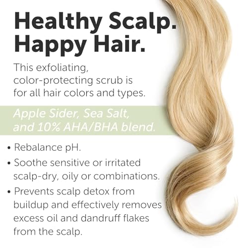 16-fl-oz-Apple-Cider-Sea-Salt-Green-Scalp-Scrub-Sulfate-Free-10-AHA-BHA-Exfoliating-Hair-Scalp-Treatment-for-Detox-Dandruff-Build-Up-Scalp-Exfoliator-Hair-Scalp-Scrub-Refreshing