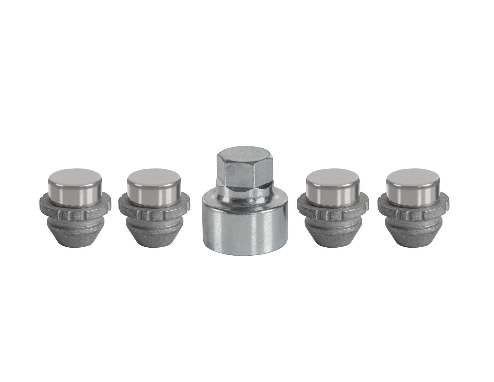 Cruize Closed Black Locking Wheel Nuts – M12x1.5 – Fits Ford C-Max Focus Granada Kuga Mondeo – 4-Pack With Key