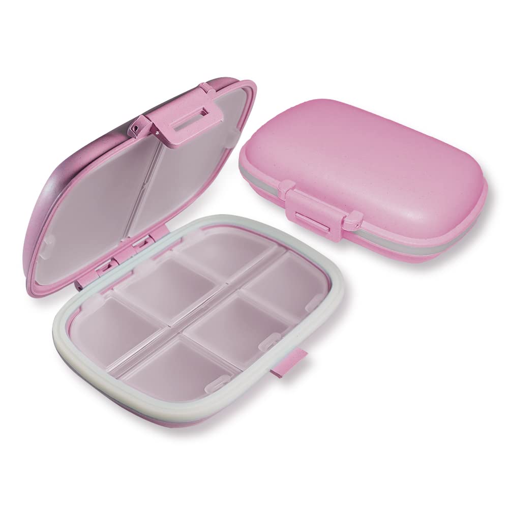 8 Compartments Pill Organizer, Weekly Pill Organizer, Pill Box, Pill Case, Medicine Organizer, Travel Pill Organizer, Pill Holder