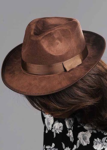 Wicked Costumes Indiana Jones Style Brown Fedora Hat