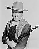 Size: 25x20cm Moviestore John Wayne als Cole Thornton in El Dorado 25x20cm Schwarzweiß-Foto