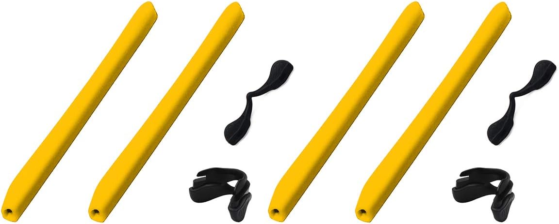 SAUCER Replacement Nose Pieces Pads & Earsocks Temple Sleeve Rubber Kit for Oakley EV Zero Path/Pitch/Range/Stride Sunglass