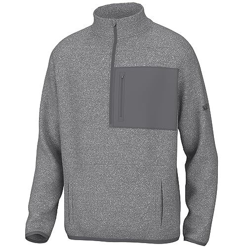 Image of HUK Men's Alaska Fleece Pullover, Performance Fishing Jacket