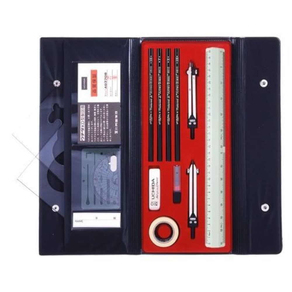 ウチダ KD型製図器セット Amazon.co.jp: ウチダ KD型製図器 SEセット 『SE17品組 鉛筆製図