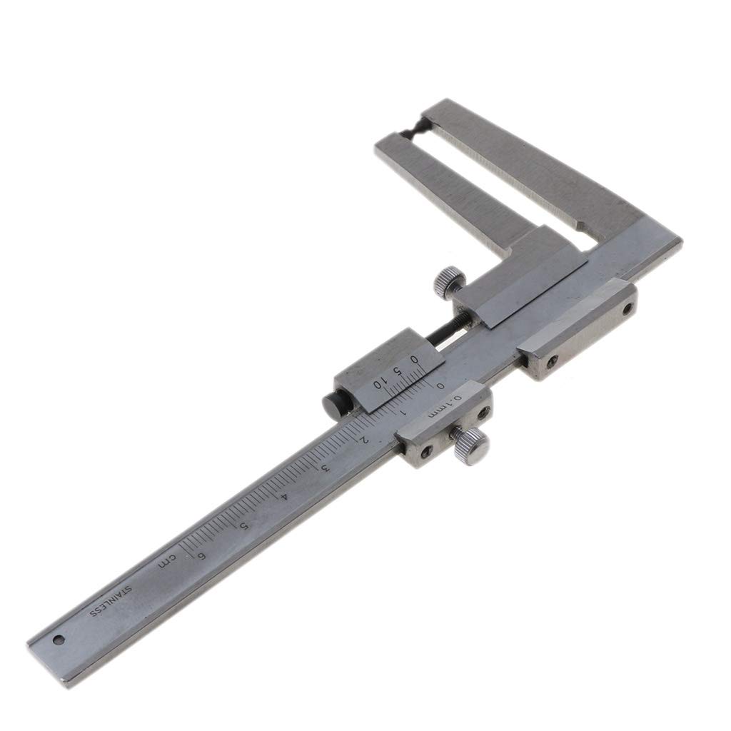 Calibradores Vernier de acero profesionales para discos de freno, herramienta de medición, calibradores Vernier de medición de espesor de 0-60mm
