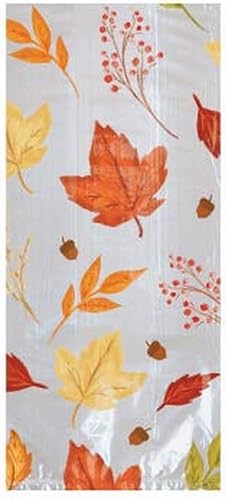 Bolsas de violonchelo de follaje de otoño | 9 1/2 x 4 pulgadas | 20 piezas