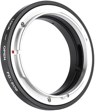 Camera Lens Mount Adapter Ring, FD-EOS Adapter Ring for Canon FD Lens, EOS Adapter Ring Lens