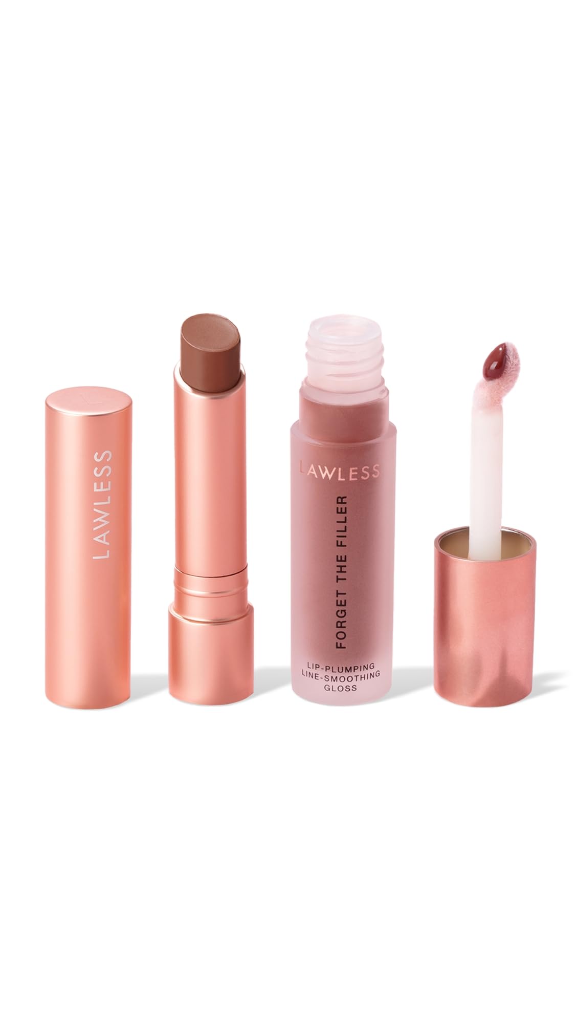 Lawless Women's Lip Twin Bundle, Maple Sugar, Red, 2 Count