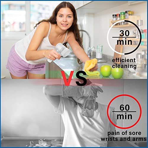 Electric Spin Scrubber,Electric Cleaning Brush With 3 Brush Heads,Cordless Portable Scrub Brush,Handheld Shower Scrubber Suitable For Bathroom/Tiles/Floor/Bathtub/Kitchen #TOP3