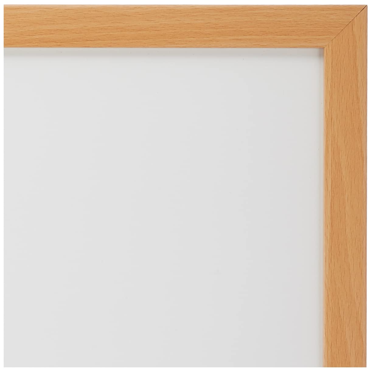 ウォッシュボード Nakabayashi WBM-E6247 Wood Whiteboard W24.4 x H18.5 inches