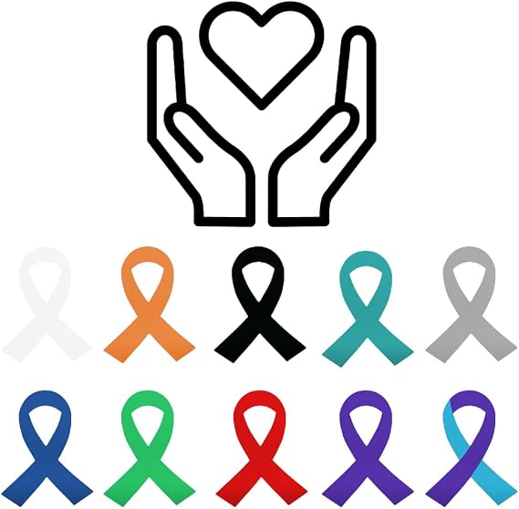 Orange Ribbon Stickers 300PCS Leukemia Awareness Products for Leukemia Kidney Multiple Sclerosis Ms Adhd Uterine Cancer Awareness Orange Ribbon Kidney Cancer Awareness Products for Fundraising Support