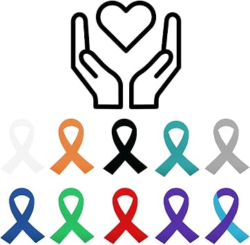 Orange Ribbon Stickers 300PCS Leukemia Awareness Products for Leukemia Kidney Multiple Sclerosis Ms Adhd Uterine Cancer Awareness Orange Ribbon Kidney Cancer Awareness Products for Fundraising Support
