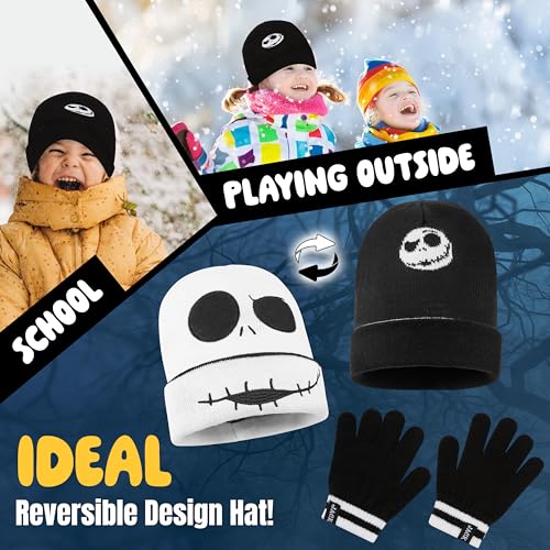 Disney Stitch Girls Beanie Scarf Teenagers Kids Gloves Winter Accessories Stitch Gifts, Different Sets to Choose4