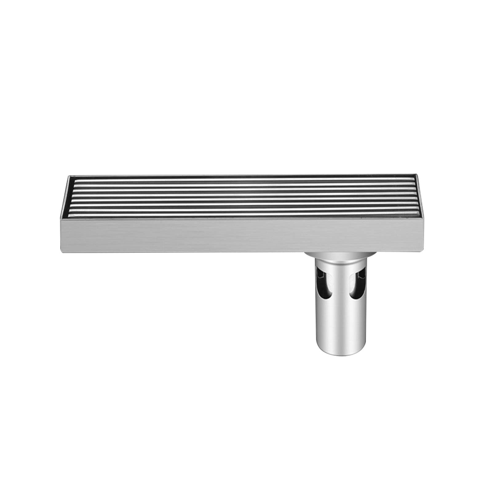 Edelstahl Duschrinne 200-1200mm Bodenablauf Duschablauf sehr flach Rechteck Ablauf für Badezimmer Abflussrinne Self Haus- Und Hofablauf Verstopfungsschutz (120cm)