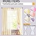 Treatmentex Sheer White French Door Curtain 72