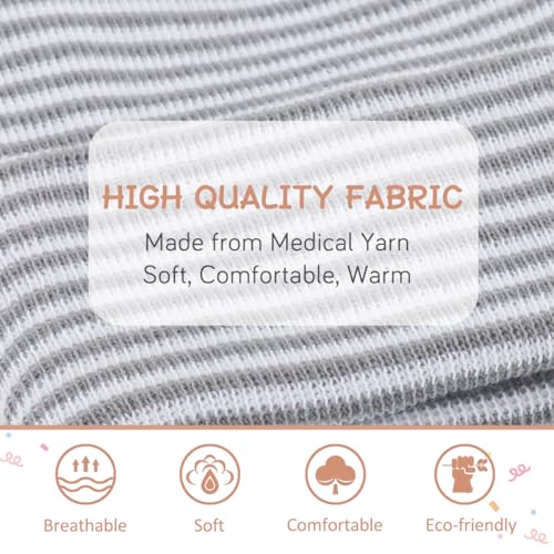 Personalized 2 Pack Newborn Hospital Hat Custom Infant Baby Beanie for Boys Girls 0-3 Months3