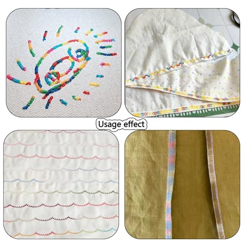Set de 24 hilos multicolor para máquina de coser miniatura 4
