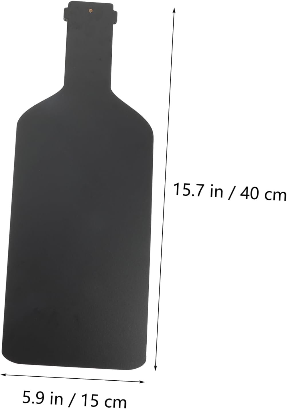 Wine Bottle Shaped Hanging Blackboard Wooden Message Board for Coffee Shop