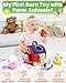 Baby Toys 6-12 Months - Infant Barn Toy with Stuffed Farm Animals, Rattle, Crinkle, Squeak, Mirror - Montessori Sensory Toys for 6 7 8 9 10 12 Month Old Babies, 1 Year Old Baby Boy Girl Gifts
