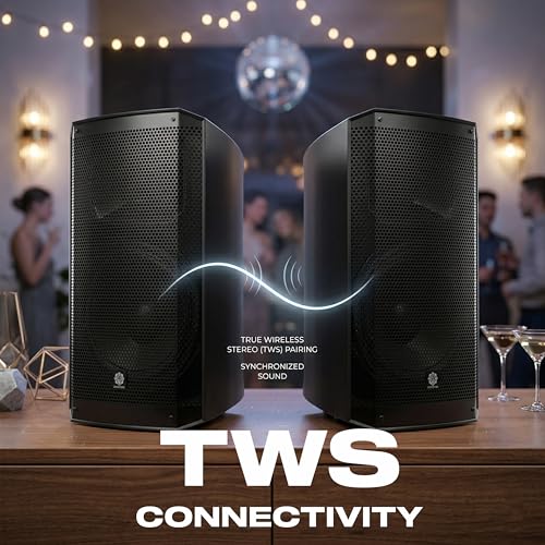 Image of DIGIMORE 2800W Active Speaker with 15 inch Woofer & 2 inch Titanium HF | BT 5.3 & TWS | 4 DSP Modes | 2 XLR /6.35mm Input Ports | Class-D Amplifier | Ideal for DJ, Live Events & Performances (D-1502)