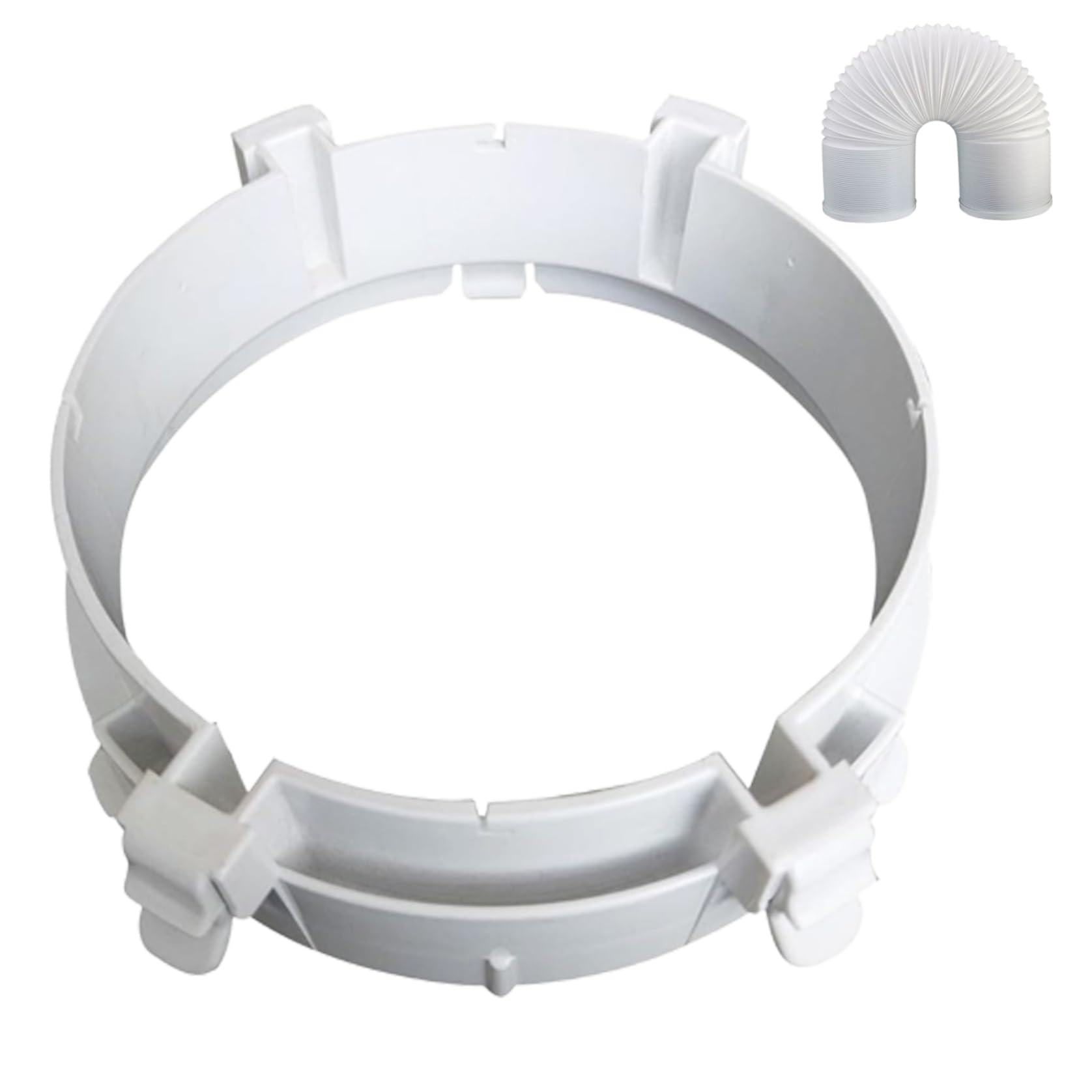 Portable Air Conditioner Exhaust Hose Adapter 5.91x5.91inch Replacement Air-Conditioning Duct Tube Pipe Connector Fitting Interface, Round