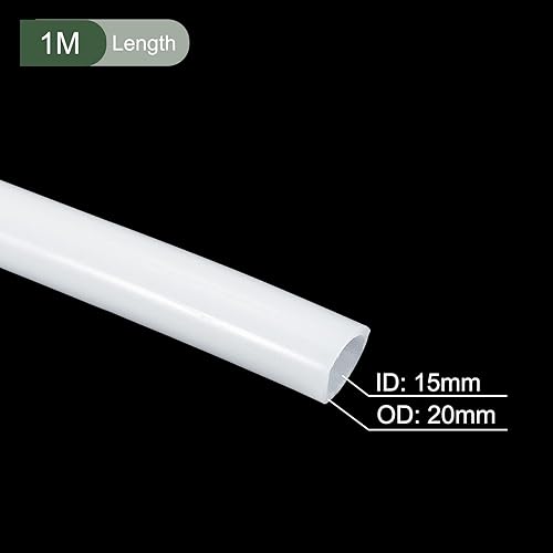 Miniatura 47 de YOKIVE Tubo de silicona, transferencia de agua ideal para bomba (transparente, 0.079x0.118 in IDxOD, 3.3 ft) Claro,Transparente,Gris,forro polar