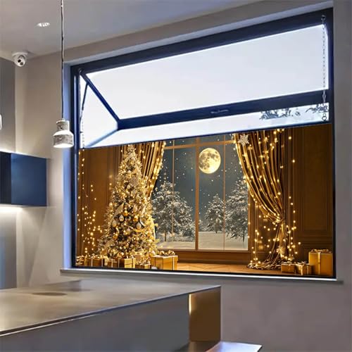 Película Adhesiva Navideña para Ventanas 39.3×17.7 pulg miniatura 7
