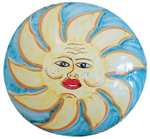 FONTANA DA ESTERNO IN CERAMICA DI VIETRI DIPINTA A MANO; ALTEZZA CM. 134, LARGHEZZA CM. 62