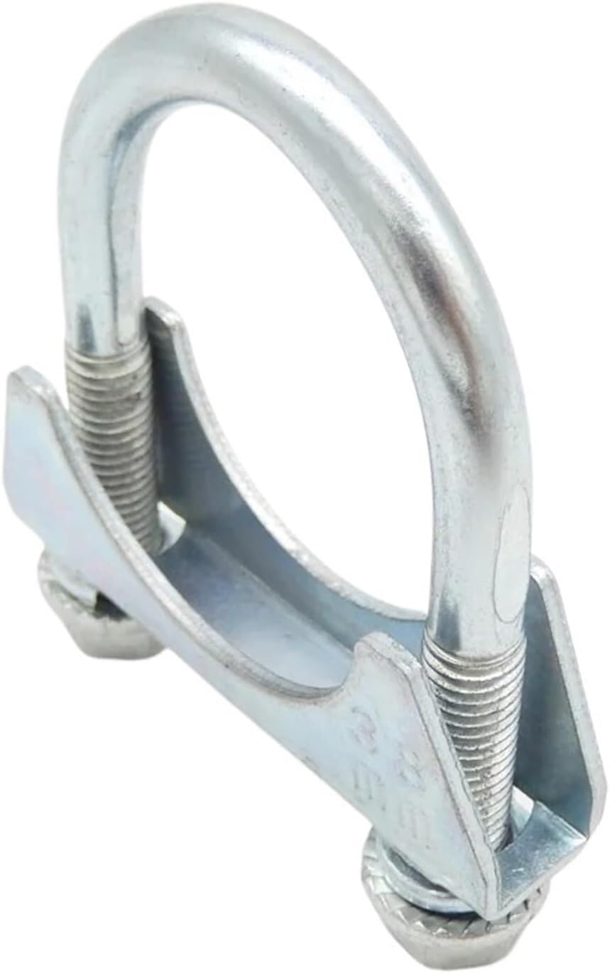 Schlauchschellen, 1 Stück Auspuffrohr-Verstärkungs-Rohrschelle, festsitzende Rohrschelle, Fixier-Kehlbügelschelle, U-Rohrbügel