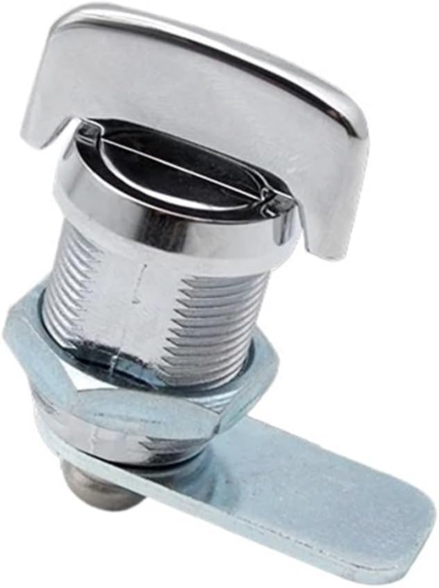 D0424 Keyless Cam Lock 180 Degree Zinc Alloy Cam Mailbox Industrial Hardware Chassis Cabinet Door Lock 1Pcs